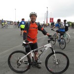 Being worn on the Manchester to Blackpool charity ride.